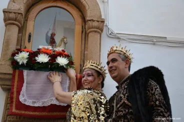 Moros i Cristians en el centro histórico de Xàbia