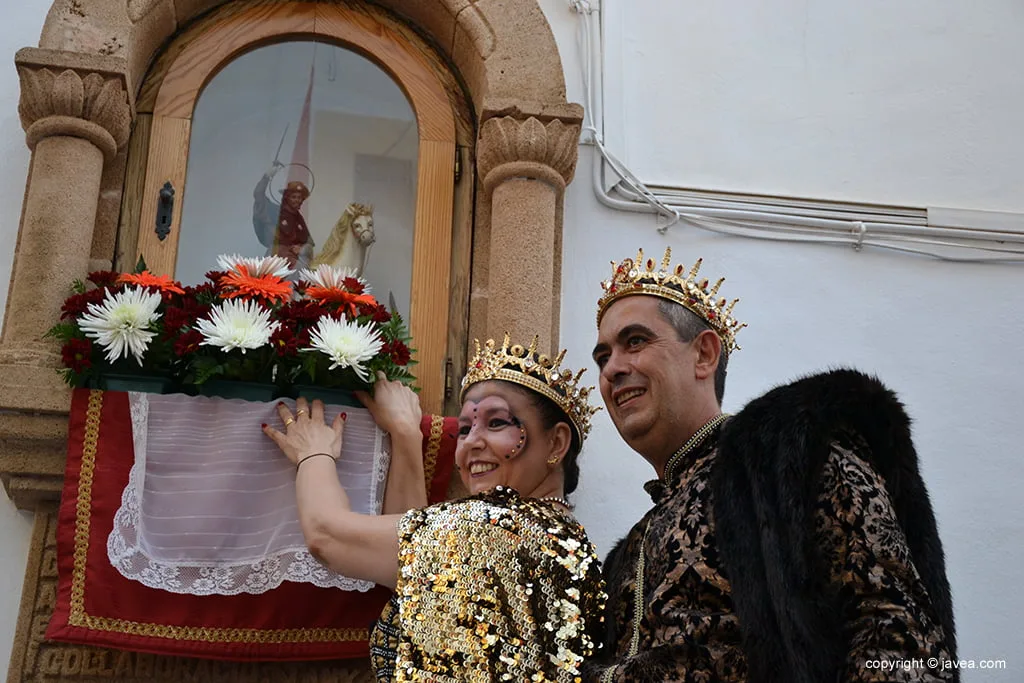 Moros i Cristians en el centro histórico de Xàbia