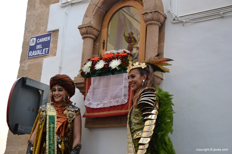 Moros i Cristians en el centro histórico de Xàbia