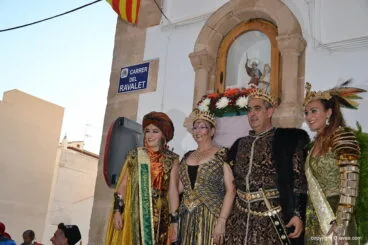 Moros i Cristians en el centro histórico de Xàbia
