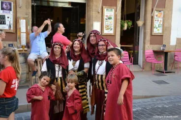 Moros i Cristians en el centro histórico de Xàbia