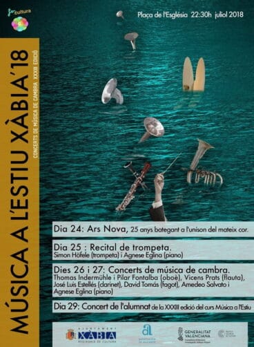 Programación Música a l’Estiu 2018