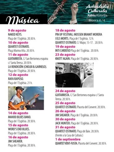 Programación Música al carrer
