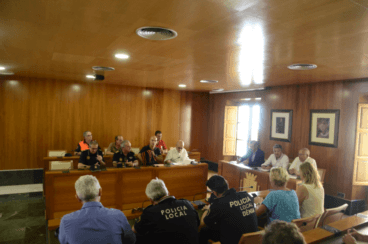 Reunión post incendio Montgó