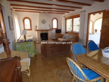 Salón y comedor Chalet Inmobiliaria Belen Quiroga