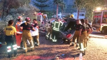 Accidente en la Carretera de Jesús Pobre