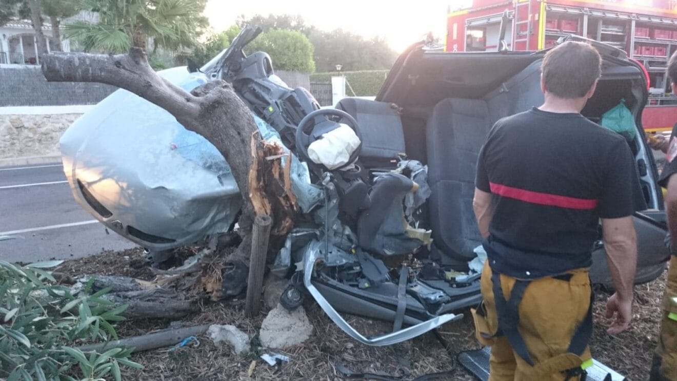 Accidente en la Carretera de Jesús Pobre