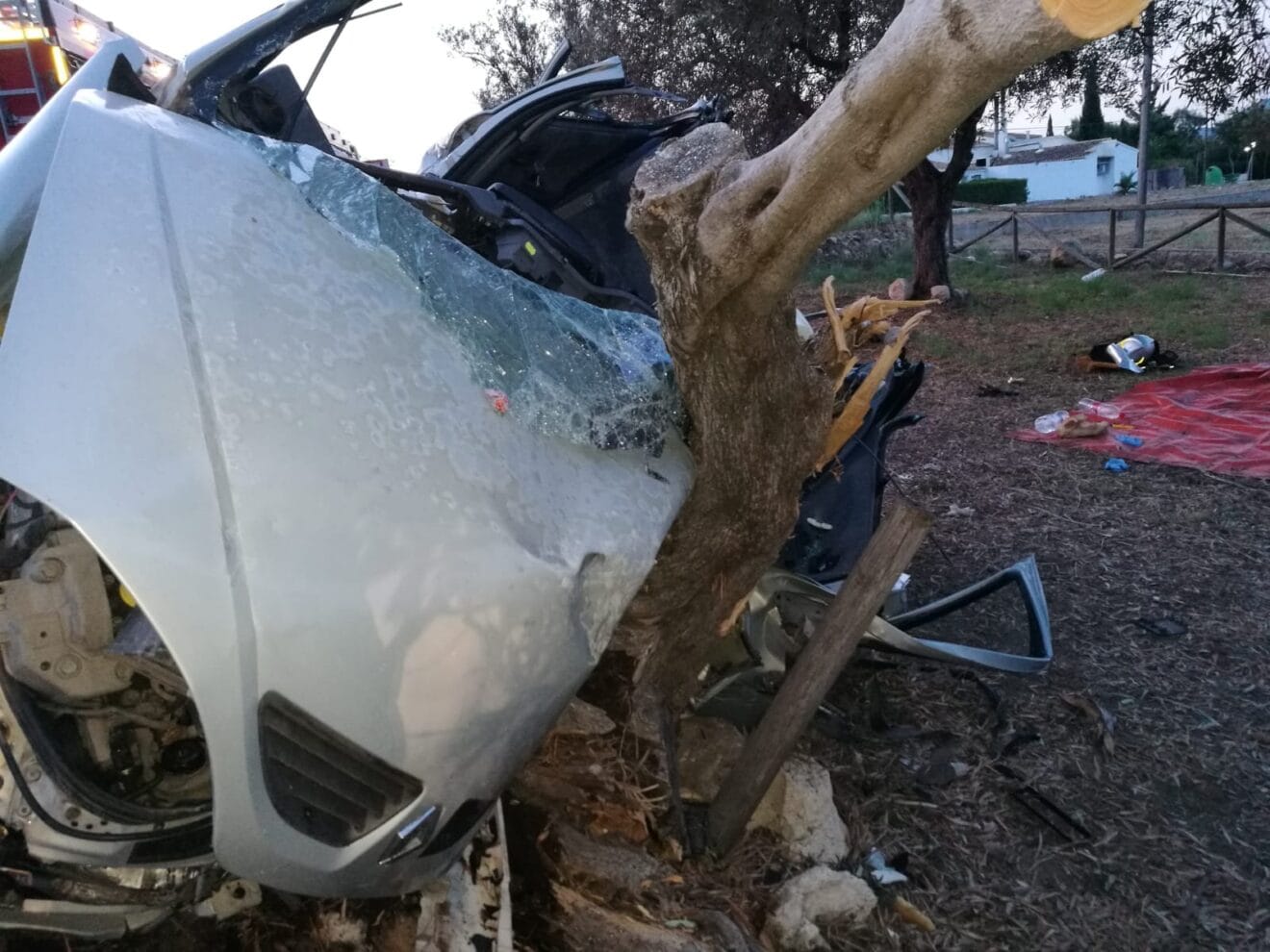 Accidente en la Carretera de Jesús Pobre