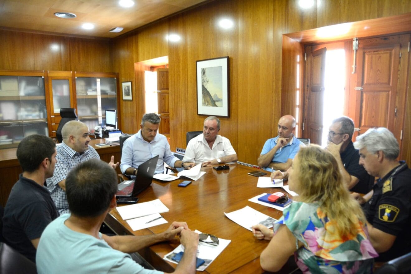 Reunión sobre el Plan de Prevención de incendios