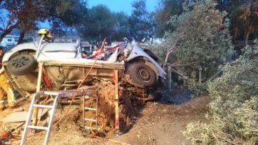 Accidente en la Carretera de Jesús Pobre