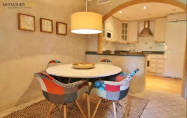 Comedor y cocina Bungalow Moragues Pons Inmobiliaria