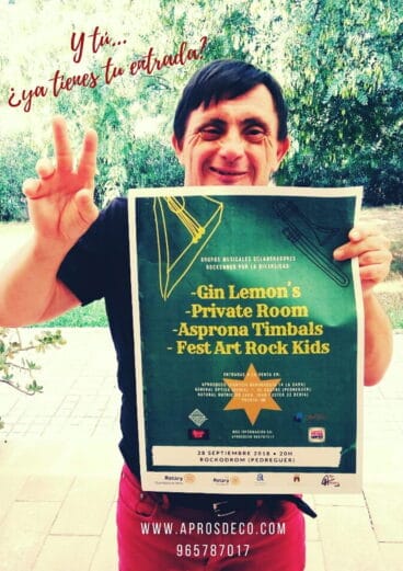Concierto Gin Lemon’s a favor de Aprosdeco