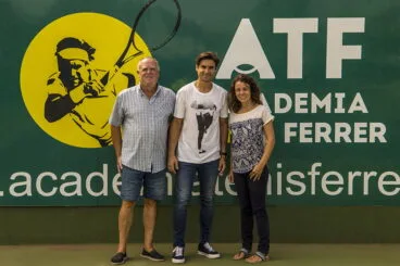 David Ferrer con el equipo de Xàbia