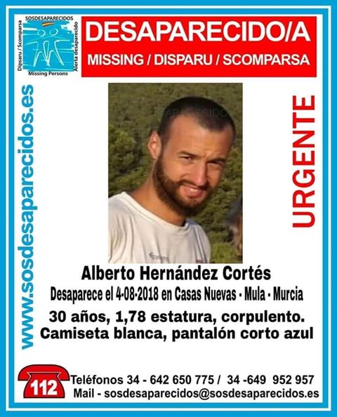 Desaparecido en Murcia