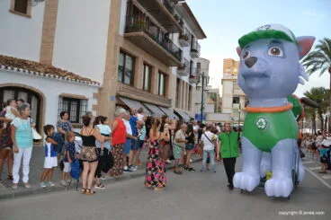 Desfile de carrozas de las fiestas de Loreto 2018
