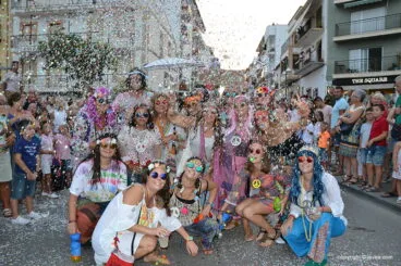 Desfile de carrozas de las fiestas de Loreto 2018