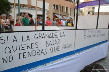 Desfile de carrozas de las fiestas de Loreto 2018