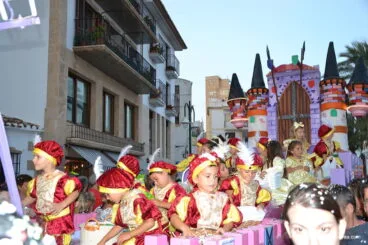 Desfile de carrozas de las fiestas de Loreto 2018