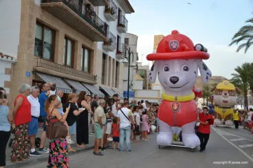 Desfile de carrozas de las fiestas de Loreto 2018
