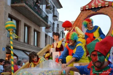 Desfile de carrozas de las fiestas de Loreto 2018