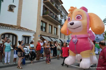 Desfile de carrozas de las fiestas de Loreto 2018