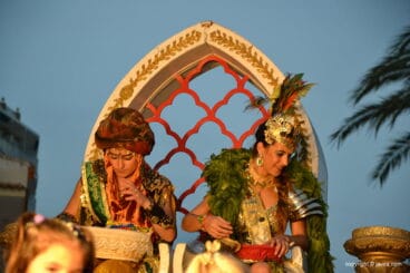 Desfile de carrozas de las fiestas de Loreto 2018