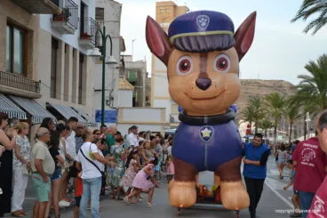 Desfile de carrozas de las fiestas de Loreto 2018