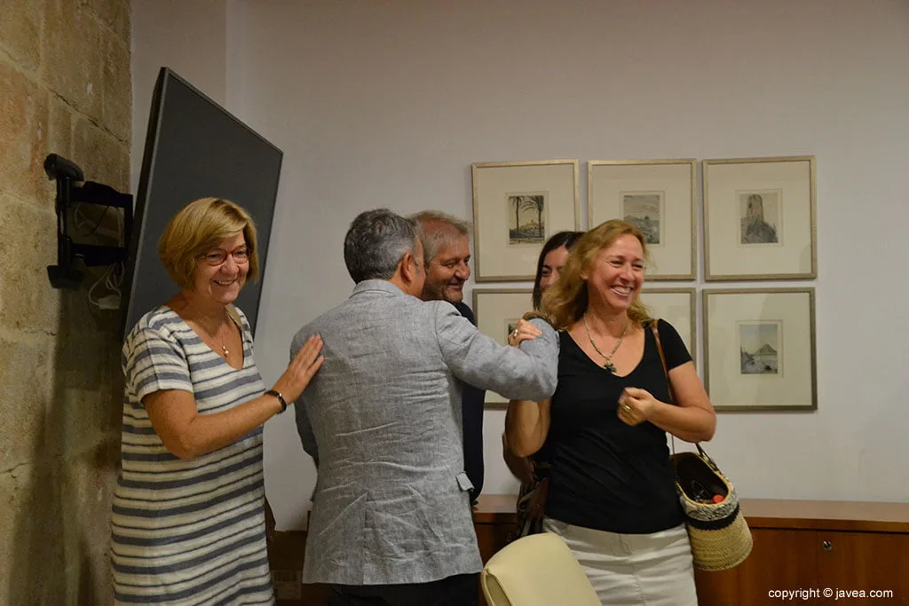 Felicitación de los compañeros del equipo de gobierno