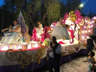 Desfile de carrozas de las fiestas de Loreto 2018