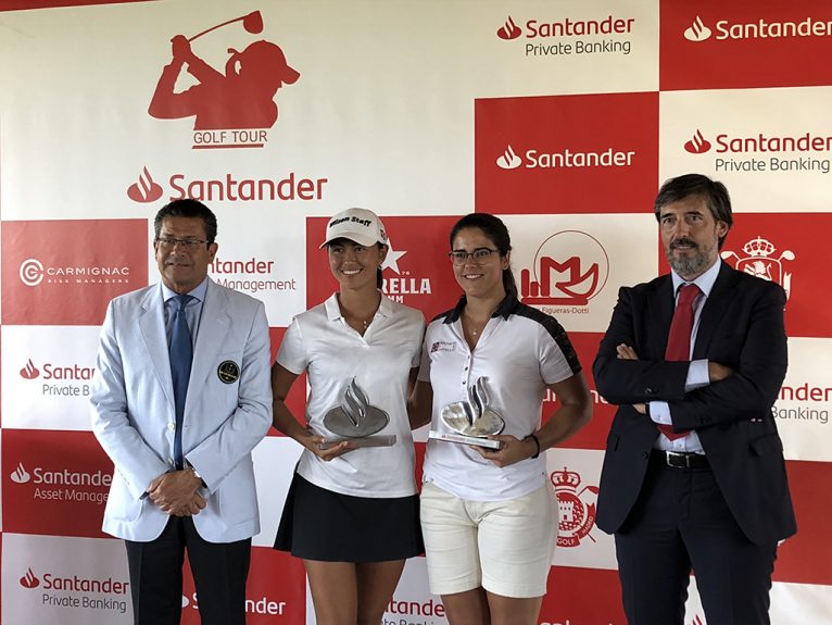 Natasha Fear y Natalia Escuriola en el  Santander Golf Tour Sevilla -