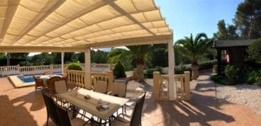 Terraza  chalet Terramar Costa Blanca