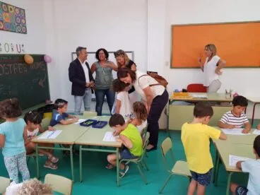 Visita a los centros en el inicio escolar