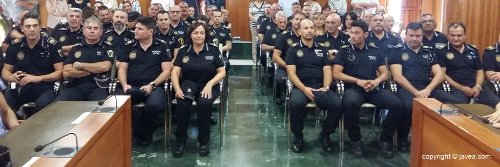 Agentes de la Policía Local de Xàbia