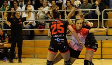 Buena penetración de María en la defensa rival