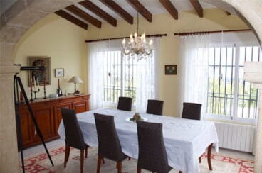 Comedor  villa Terramar Costa Blanca