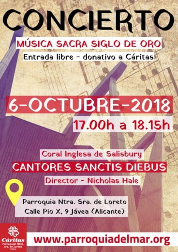 Concierto en beneficio a Cáritas