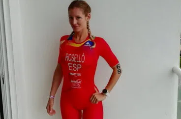 Cristina Roselló preparada en el hotel