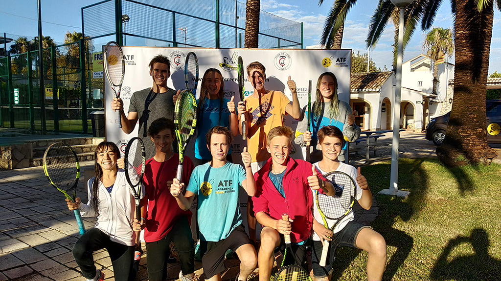 Jugadores de la Academia Tenis Ferrer
