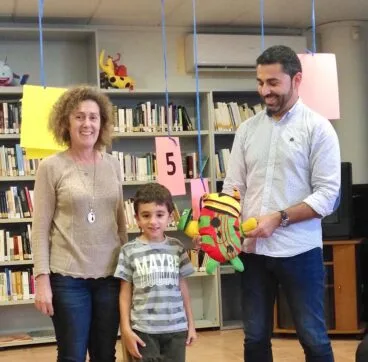 Pupip, la mascota ganadora de la Biblioteca de Benitatxell