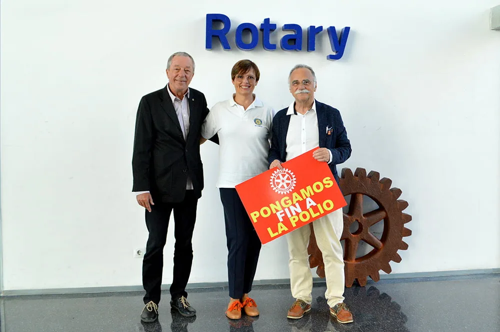 Día contra la Polio en el Hospital de Dénia