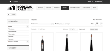 Tienda online Bodegas Xaló