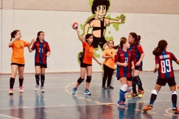 Un partido de las infantiles del CH Xàbia