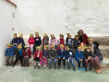 Alumnos de infantil de El Graüll