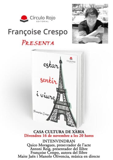 Cartel presentación poemario en Xàbia