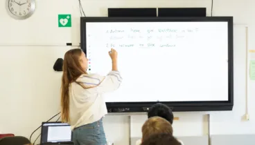 Clase de inglés en The English Institute