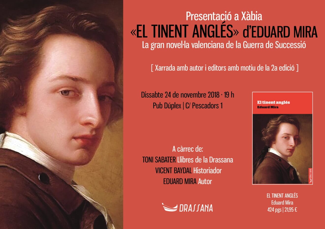 El tinent anglés. Presentación en Xàbia