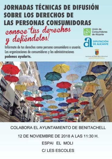 Jornadas difusión consumidores Benitatxell