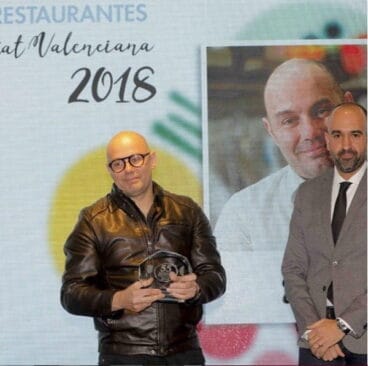 Nazario Cano recoge el reconocimiento como octavo mejor restaurante de la Comunitat Valenciana