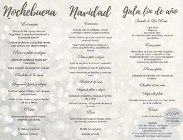 Nochebuena Navidad y  fin de año 2018 Hotel Les Rotes