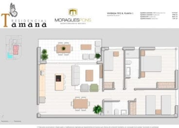 Plano Residencial Tamana MoraguesPons Mediterranean Houses